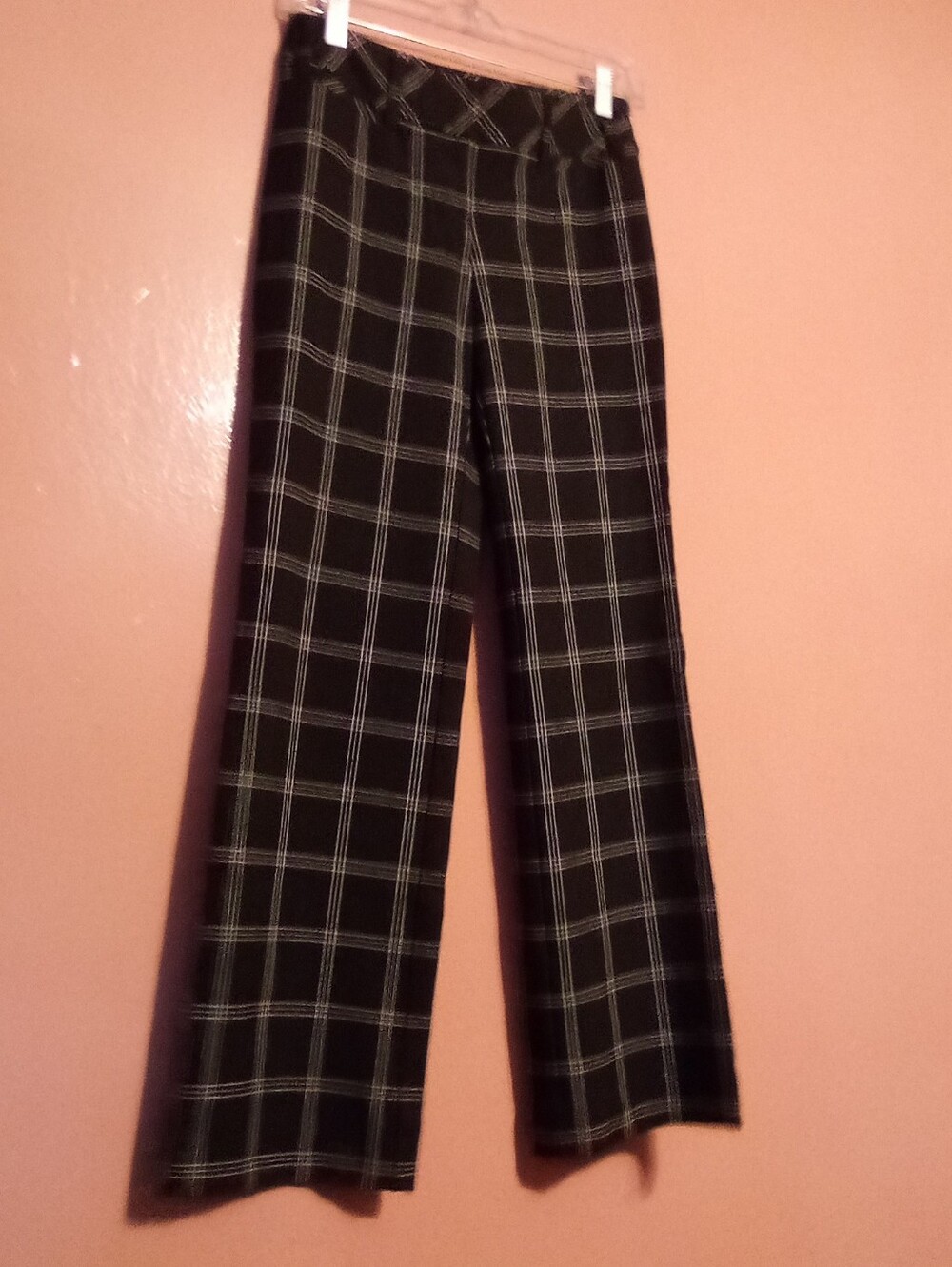 LOFT Black and White Checkered Trousers ( Bag J )